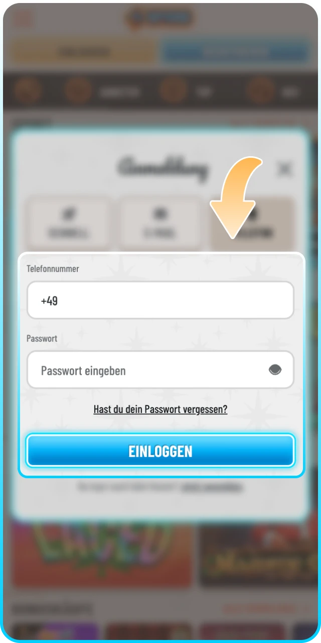 Loggen Sie sich bei Wyns ein und knacken Sie den Jackpot.