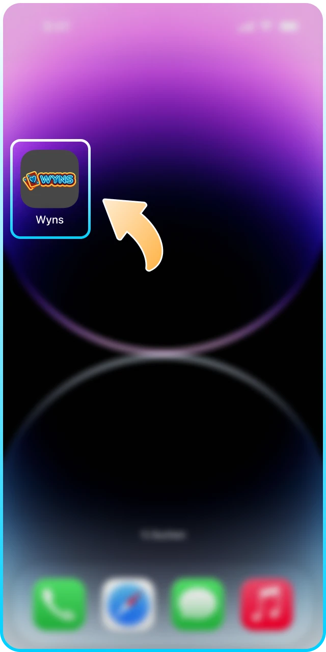 Installieren Sie die PWA-Verknüpfung von Wyns für schnellen Jackpot Zugriff.