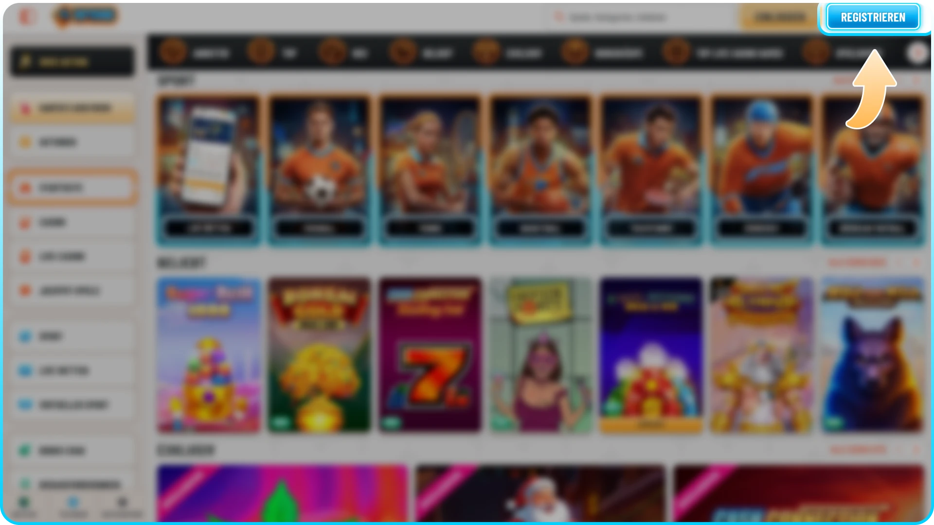 Erstellen Sie ein Konto bei Wyns und jagen Sie den Jackpot.