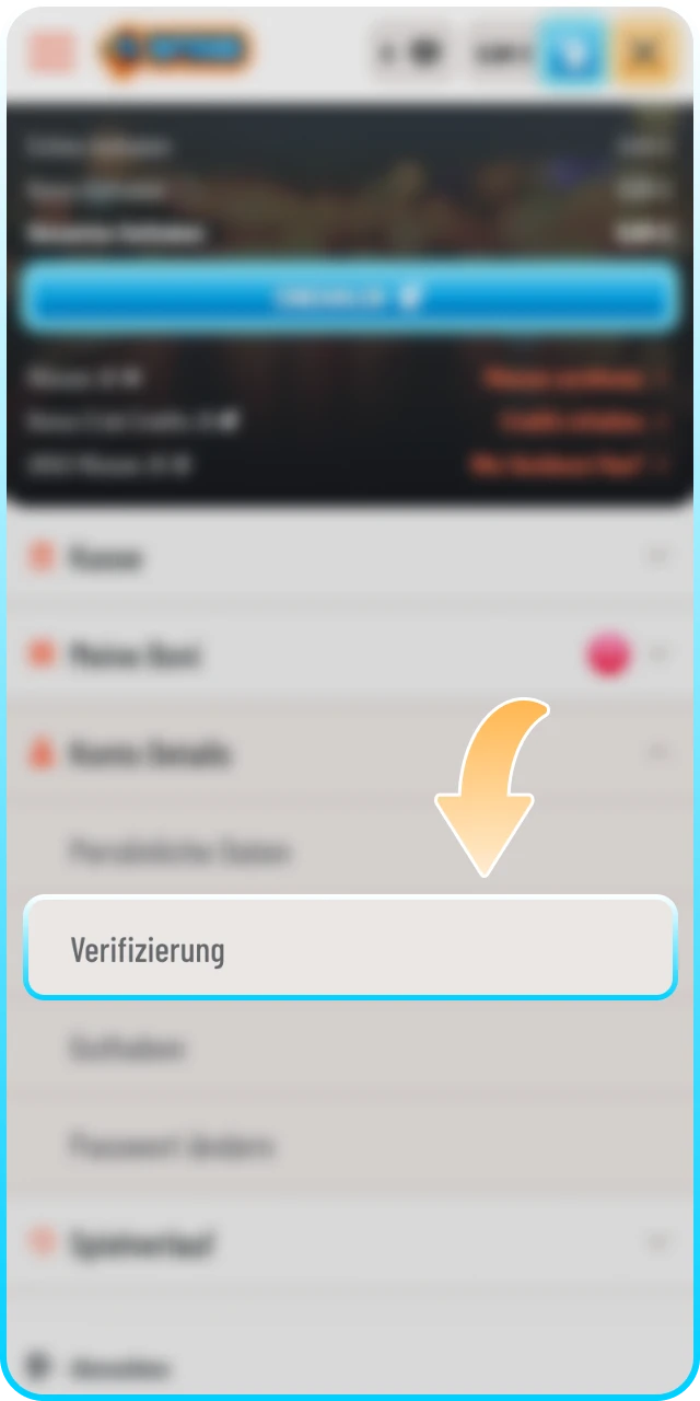 Verifizieren Sie Ihr Profil bei Wyns für sichere Auszahlungen Ihrer Sportwetten.