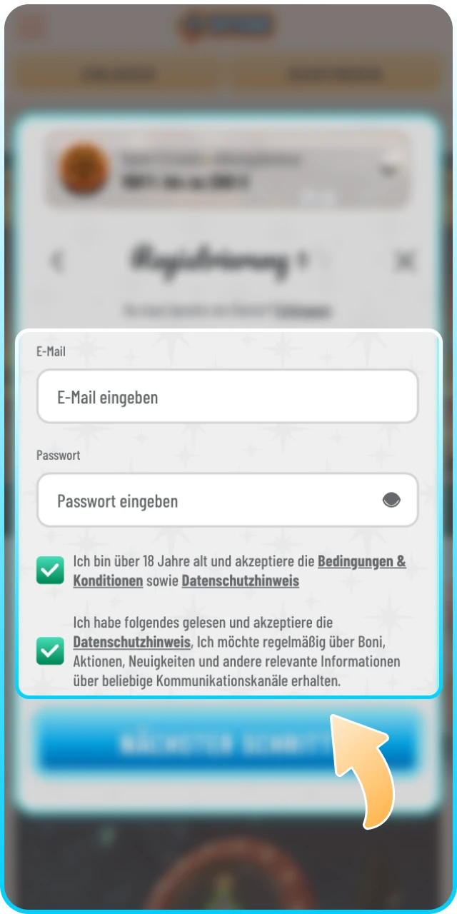 Melde dich in Deinem Konto an um Wyns Table Games zu spielen.